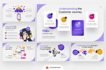 Marketing Infograph RR PowerPoint Template